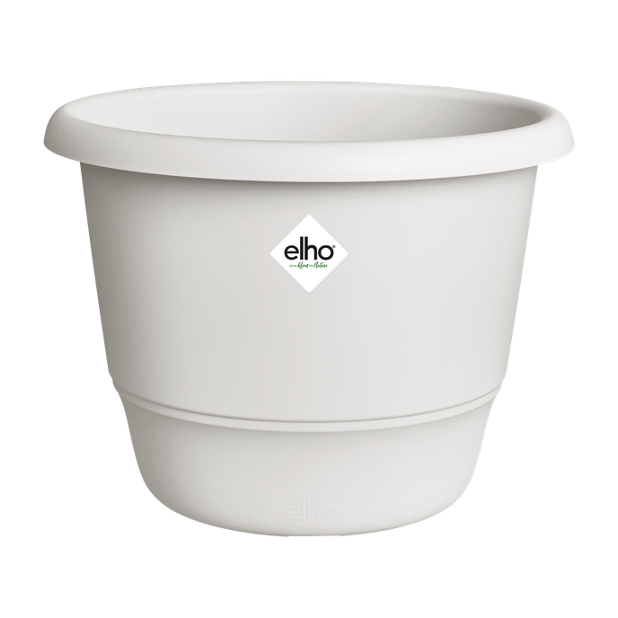 amiga round 35cm silky white